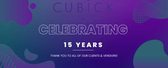 Cubick celebrating 15 years